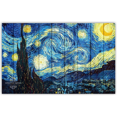 Картины Звездная ночь - Ван Гог, ART, Creative Wood